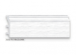 Плинтус D232-70 100х22х2400 Дуб Белый
